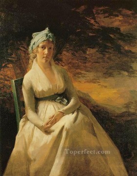 Retrato de la señora Andrew, pintor escocés Henry Raeburn Pinturas al óleo